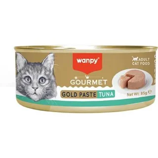 کنسرو پته گربه ونپی Wanpy Gourmet Gold طعم ماهی تن 85 گرمی مخصوص گربه بالغ