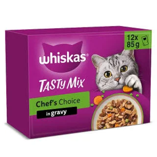 پوچ گربه ویسکاس مدل chef's choice در سس گریوی
