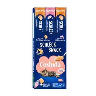 بستنی گربه کوشیدا طعم مرغ و جگر و ماهی بسته ۷ عددی