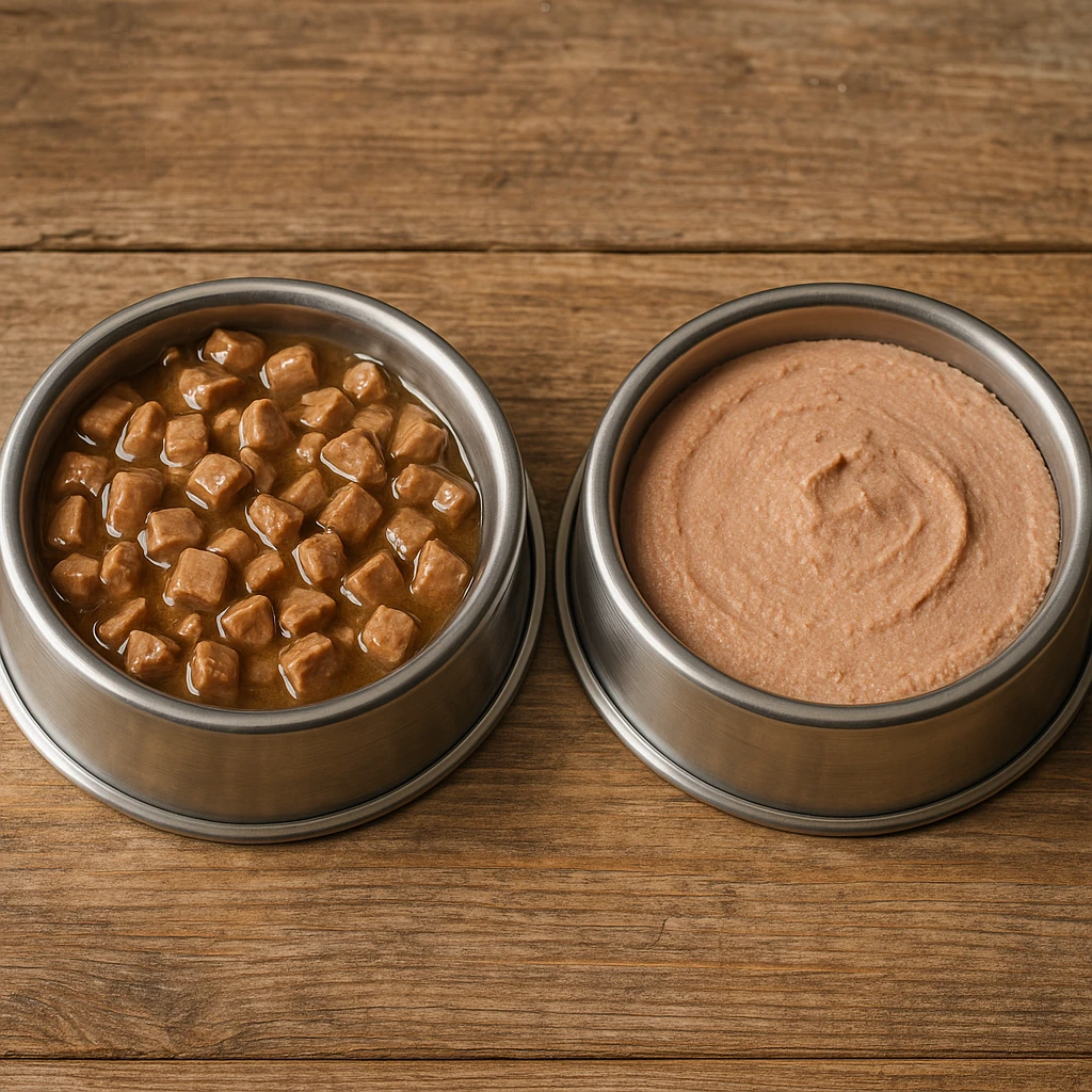 تفاوت چانک با پته در غذای حیوانات خانگی 🐶🐱