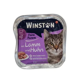 ووم گربه وینستون طعم گوشت بره و مرغ وزن ۱۰۰ گرم