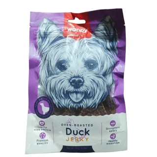 تشویقی سگ ونپی duck jerky وزن ۱۰۰ گرم