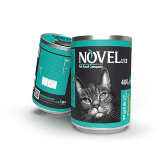 کنسرو پته گربه نوول ۴۰۰ گرمی طعم ماهی