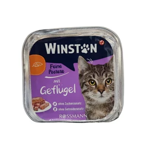 ووم گربه وینستون طعم مرغ وزن ۱۰۰ گرم