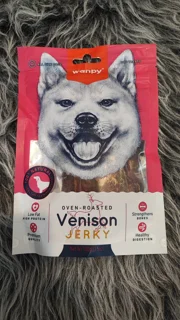 تشویقی سگ ونپی مدل Venison jerky وزن 100 گرم