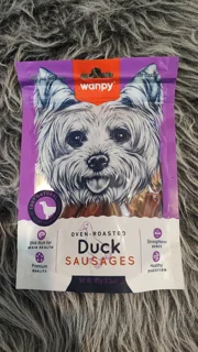 تشویقی سگ ونپی مدل duck sausages وزن 100 گرم
