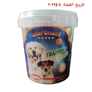 تشویقی سطلی سگ نوبی مدل training bones وزن ۵۰۰ گرم
