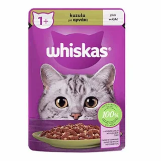 پوچ گربه ویسکاس با طعم گوشت بره ۸۵ گرمی