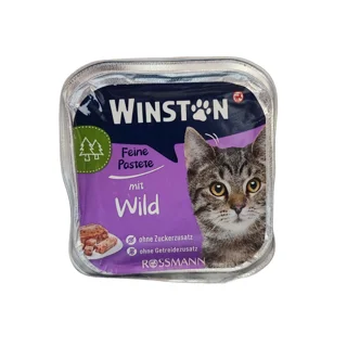 ووم گربه وینستون طعم گوشت شکار وزن ۱۰۰ گرم
