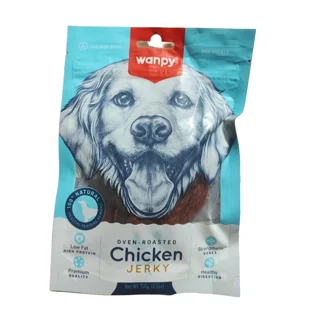 تشویقی سگ ونپی chicken jerky وزن ۱۰۰ گرم