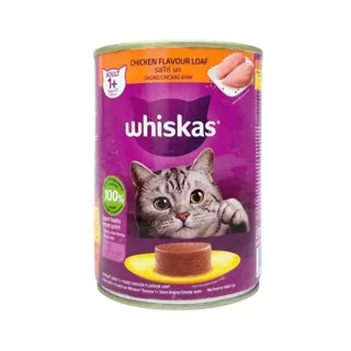 کنسرو پته گربه ویسکاس طعم مرغ وزن ۴۰۰ گرم