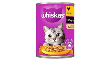 کنسرو گربه ویسکاس طعم مرغ وزن ۴۰۰ گرم