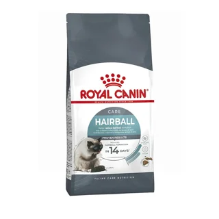 غذای خشک گربه رویال کنین مدل هیربال وزن دو کیلوگرم