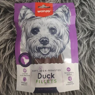تشویقی سگ ونپی duck fillets وزن ۱۰۰ گرم