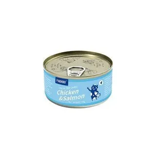 کنسرو گربه فنبی طعم مرغ و سالمون وزن ۸۵ گرم