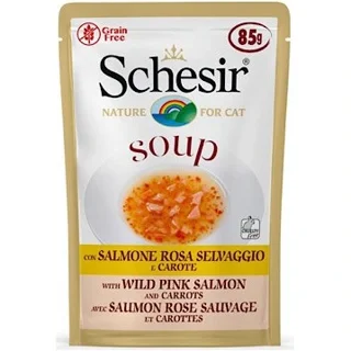 پوچ گربه برند شسیر با طعم ماهی سالمون و هویج