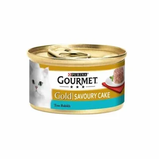 کنسرو گورمت گلد طعم ماهی تن مدل کیک وزن ۸۵ گرم