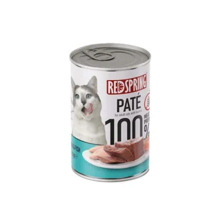 کنسرو گربه رداسپرینگ طعم مرغ و ماهی وزن ۴۰۰ گرم