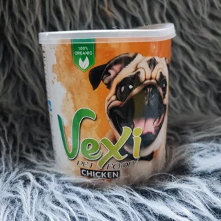 کنسرو پته سگ وکسی طعم مرغ وزن ۸۰۰ گرم