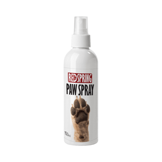 اسپری ضدعفونی کننده و تمیزکننده کف دست و پای سگ و گربه رداسپرینگ حجم 150 میلی لیتر