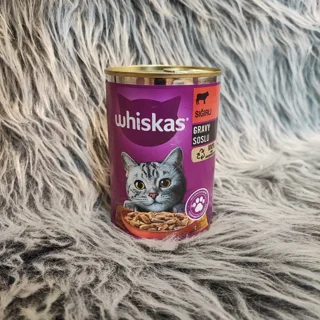 کنسرو گربه ویسکاس طعم گوشت وزن ۴۰۰ گرم